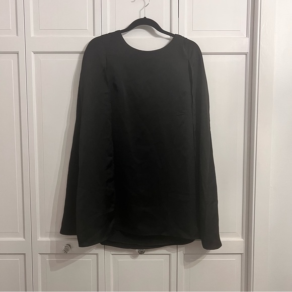 Dress with Attached Cape - Picture 3 of 4